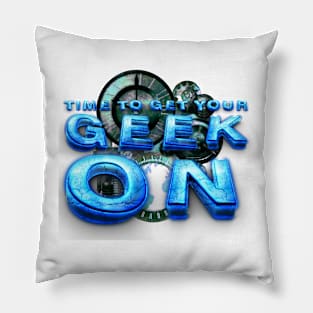 Geek Slogan Pillow