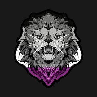 illustrated LION PRIDE series (asexual pride flag) T-Shirt