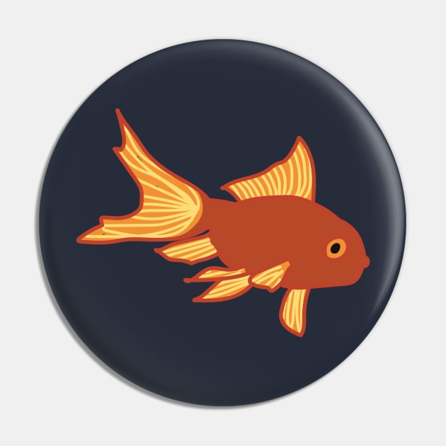 Goldfish Pin by courtneylgraben