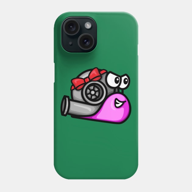 Turbo Snail - Gift Wrapped (Pink) Phone Case by hoddynoddy