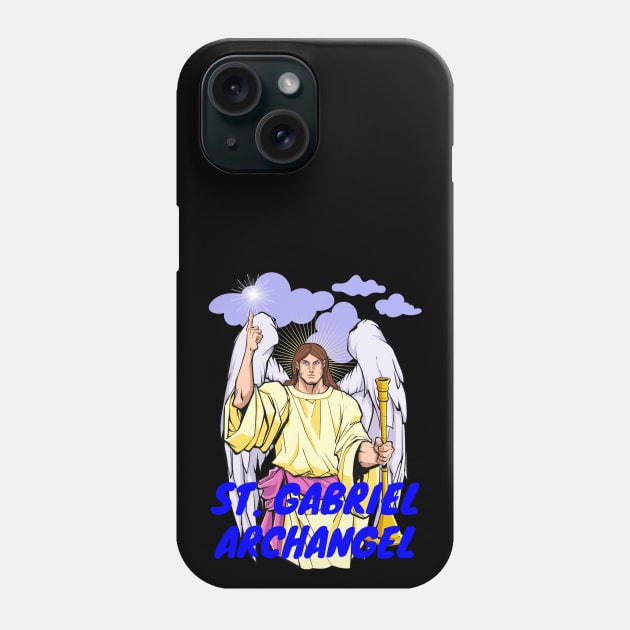St. Gabriel Archangel Phone Case by stadia-60-west