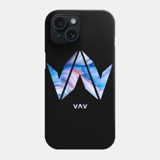 VAV Logo Blue Abstract Phone Case