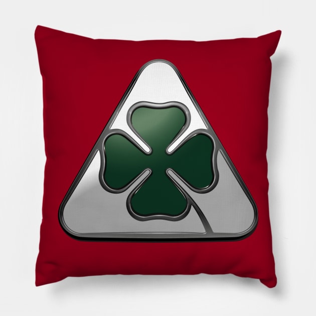 Alfa Romeo GTA Quadrifoglio (visit:  fmDisegno.redbubble.com for full range) Pillow by fmDisegno