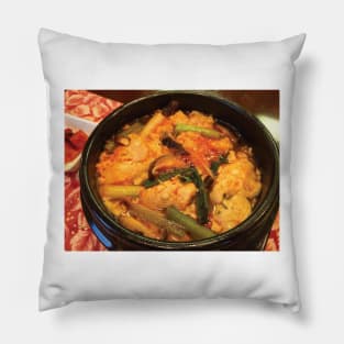 Soondubu Jjigae Korean Spicy Tofu Stew Pillow