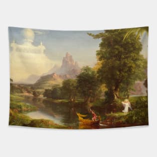 The Voyage of Life: Youth by Thomas Cole Tapestry