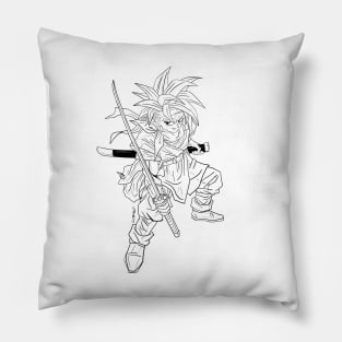 crono chronicles in ecopop classic gaming trigger art Pillow