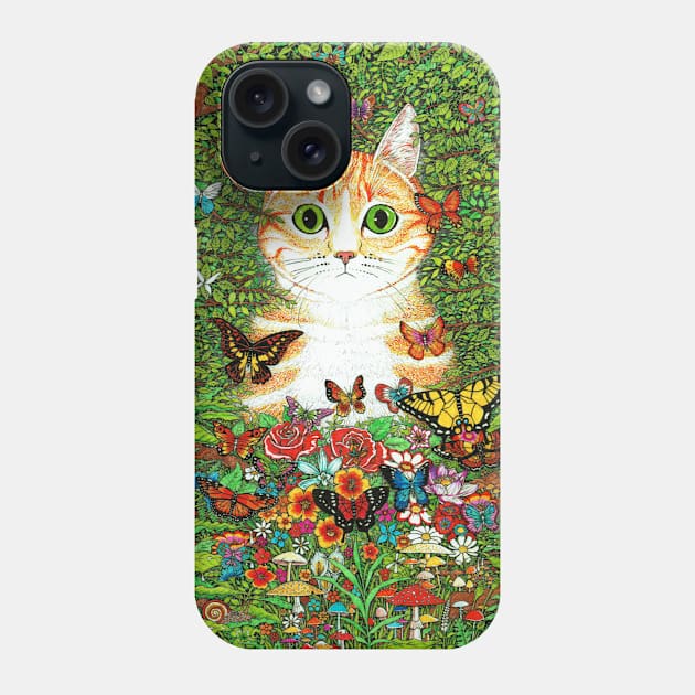 Hidden cat / Le chat caché Phone Case by tristan.r.rosenkreutz