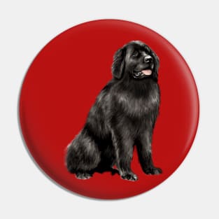 NewNewfoundland Dog (black) - Just the Dog Pin