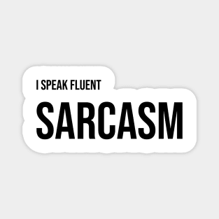 Sarcasm Speaker Tee - Master the Art of Irony Magnet