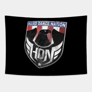 Hard Dance Nation Album Logo Tapestry