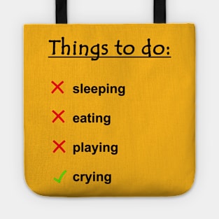 things to do funny baby Tote