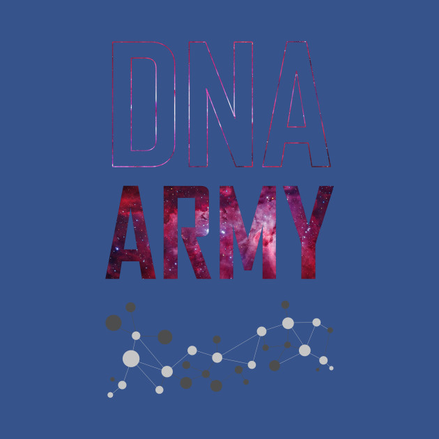 Discover BTS DNA Army code (Red Galaxy) | K-pop - Bts Army - T-Shirt