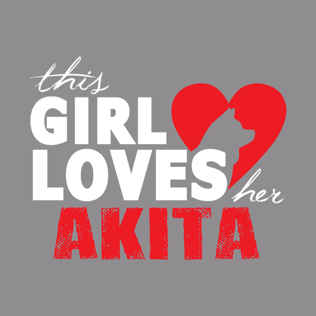 This "Girl" Loves Her Akita by MojoKoto Ink