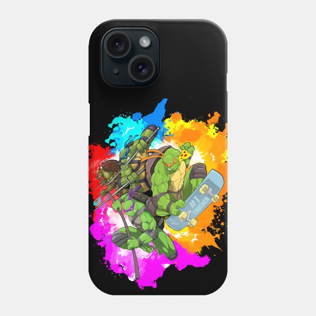 Ninja Turtle Power (V2) Phone Case by CoolDojoBro