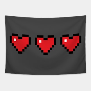 Pixel Heart full Tapestry