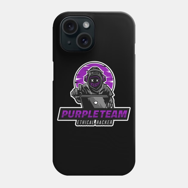 Purple Team | Hacker Design Phone Case by leo-jess