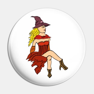 Sexy Witch Pin