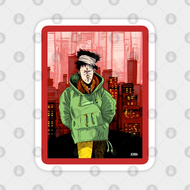 Akira "Isolated" Tetsuo Shima illustration (digital) Magnet by StagArtStudios