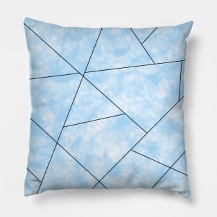 Stylish Blue Pattern Pillow