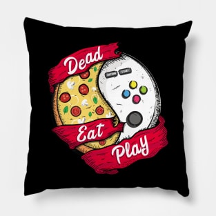 Dead, Eat, Play Pillow