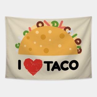 I Love Taco Tapestry