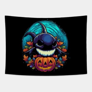 Orca Halloween Tapestry