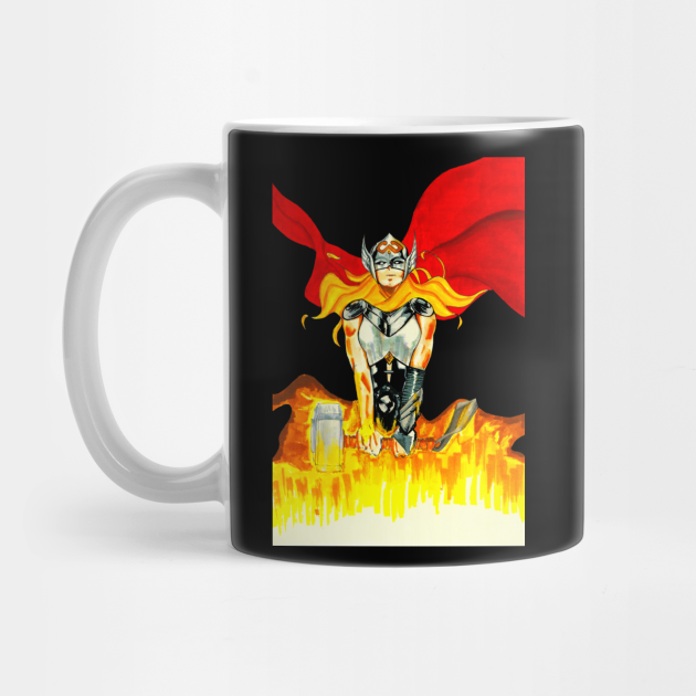 The Mighty Thor In Valkyrie Suit - Thor Mug