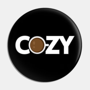 Cozy being cozy typography design Pin