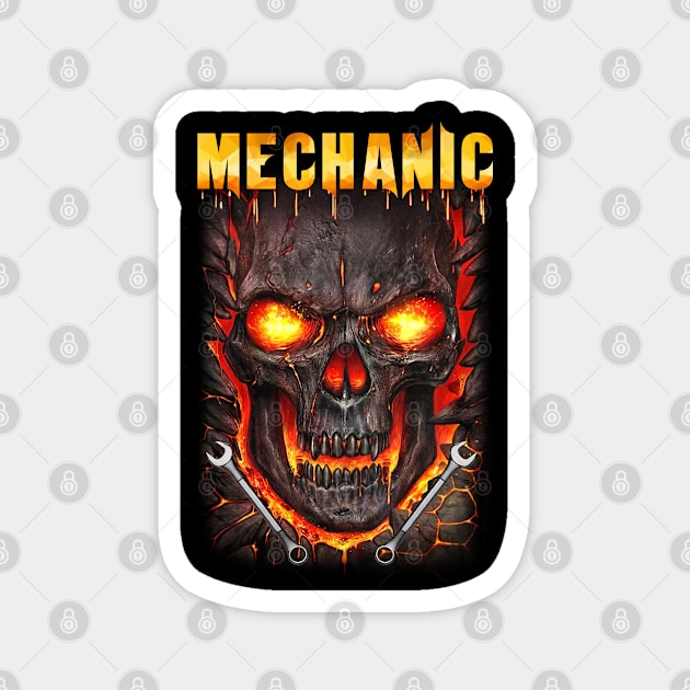 Mechanic Devil Magnet by designathome