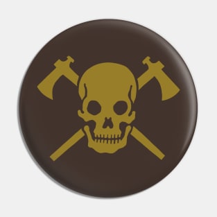 Skull Tomahawk Pin