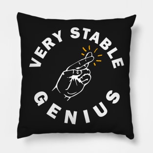 Very stable genius funny Pillow