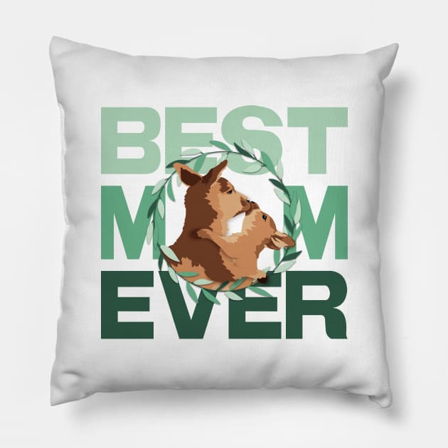 Best Mom Ever Pillow by RafaDiaz