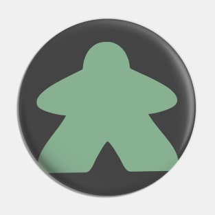 Green Meeple Pin