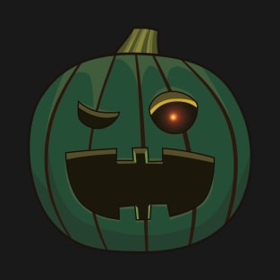 Green Pumpkin Halloween T-Shirt