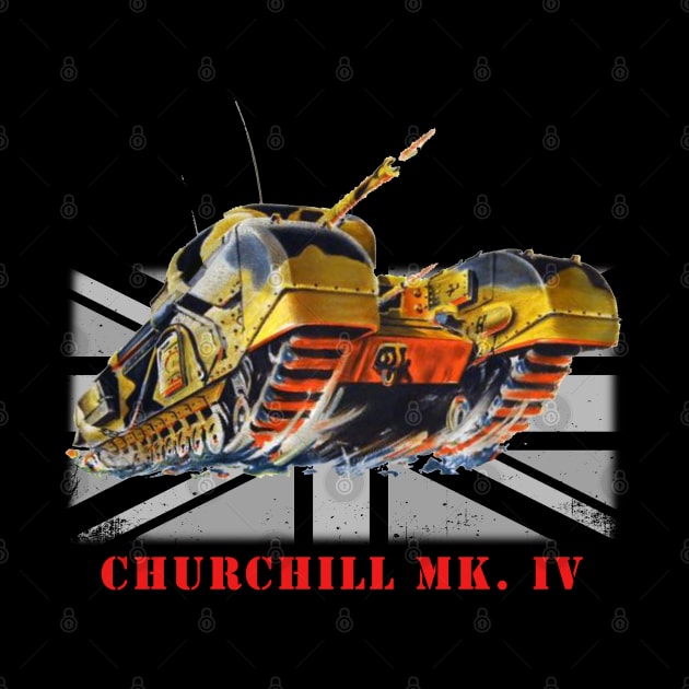 Churchill Mk.IV Military tank WW2 by Jose Luiz Filho