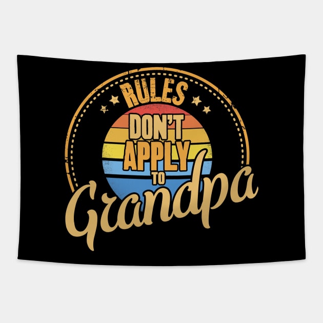 Rules don't apply to grandpa Tapestry by captainmood