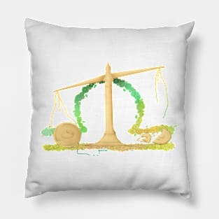 Libra Scales - Full Colour Pillow