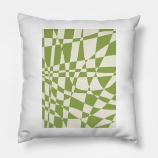 Check Glass | Forest Green Pillow