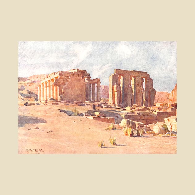 The Ramesseum At Thebes in Egypt by Star Scrunch