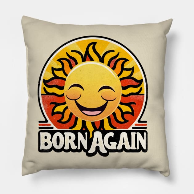 Born Again Sunshine Logo Pillow by Reformed Fire