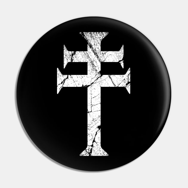 Ghost Cross Pin by RazorFist