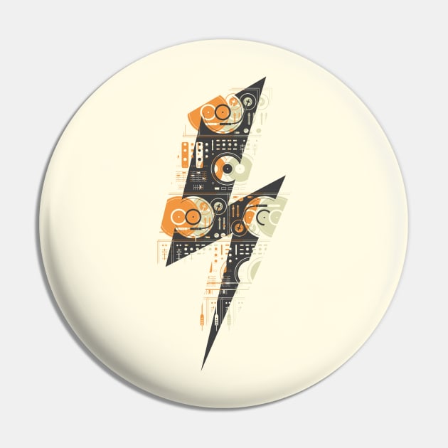 Dj’s Lightning Pin by Sitchko