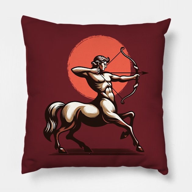 Centaur archer Pillow by Art_Boys