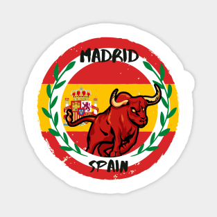 Madrid Spain Bull Magnet