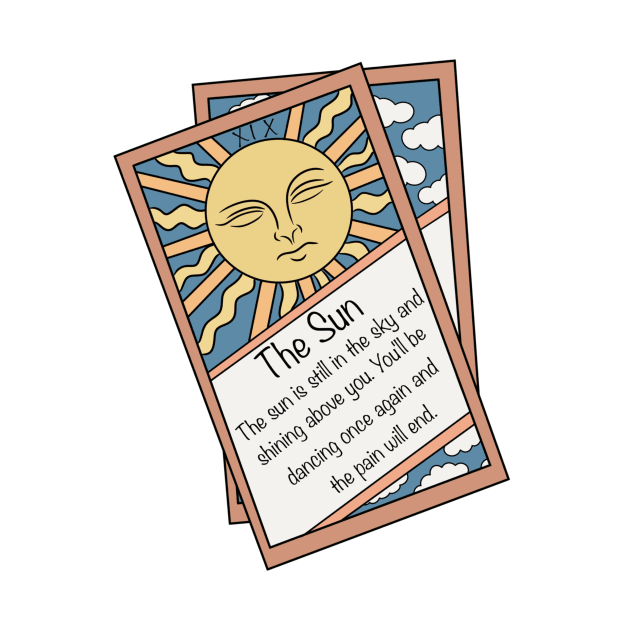 The sun tarot cards by Walt crystals