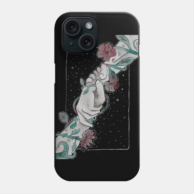 Hand artwork Phone Case by Kyra_Clay