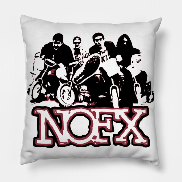 nofx Pillow by quardo