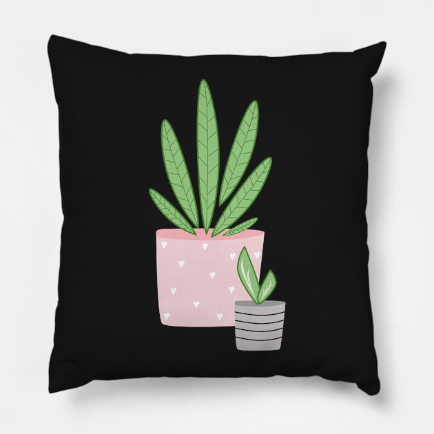 Plant life Pillow by ColorsHappiness