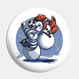 Snowman Header Pin