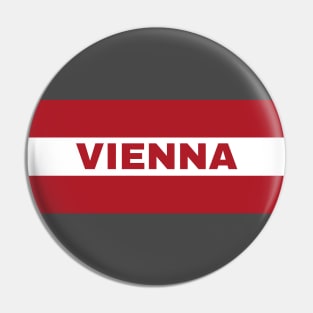 Vienna City in Austrian Flag Pin